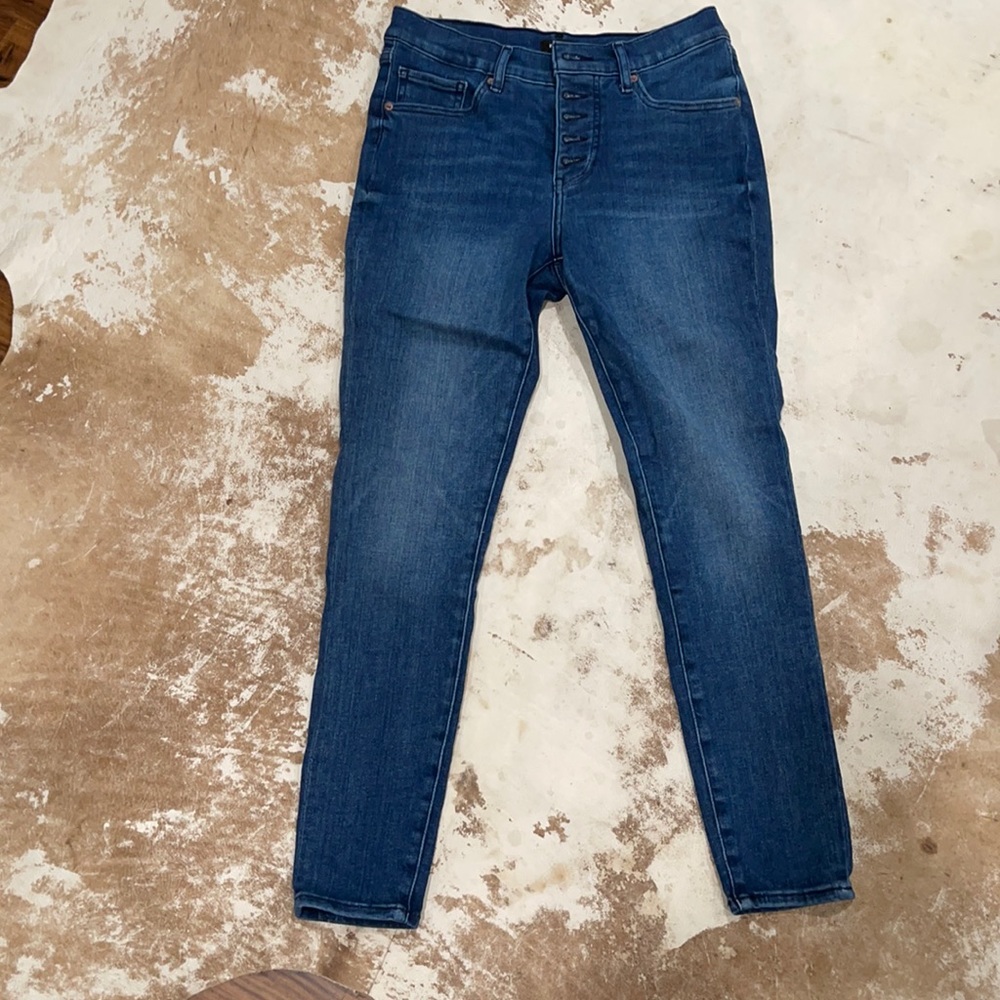 Express Skinny Mid Rise Denim